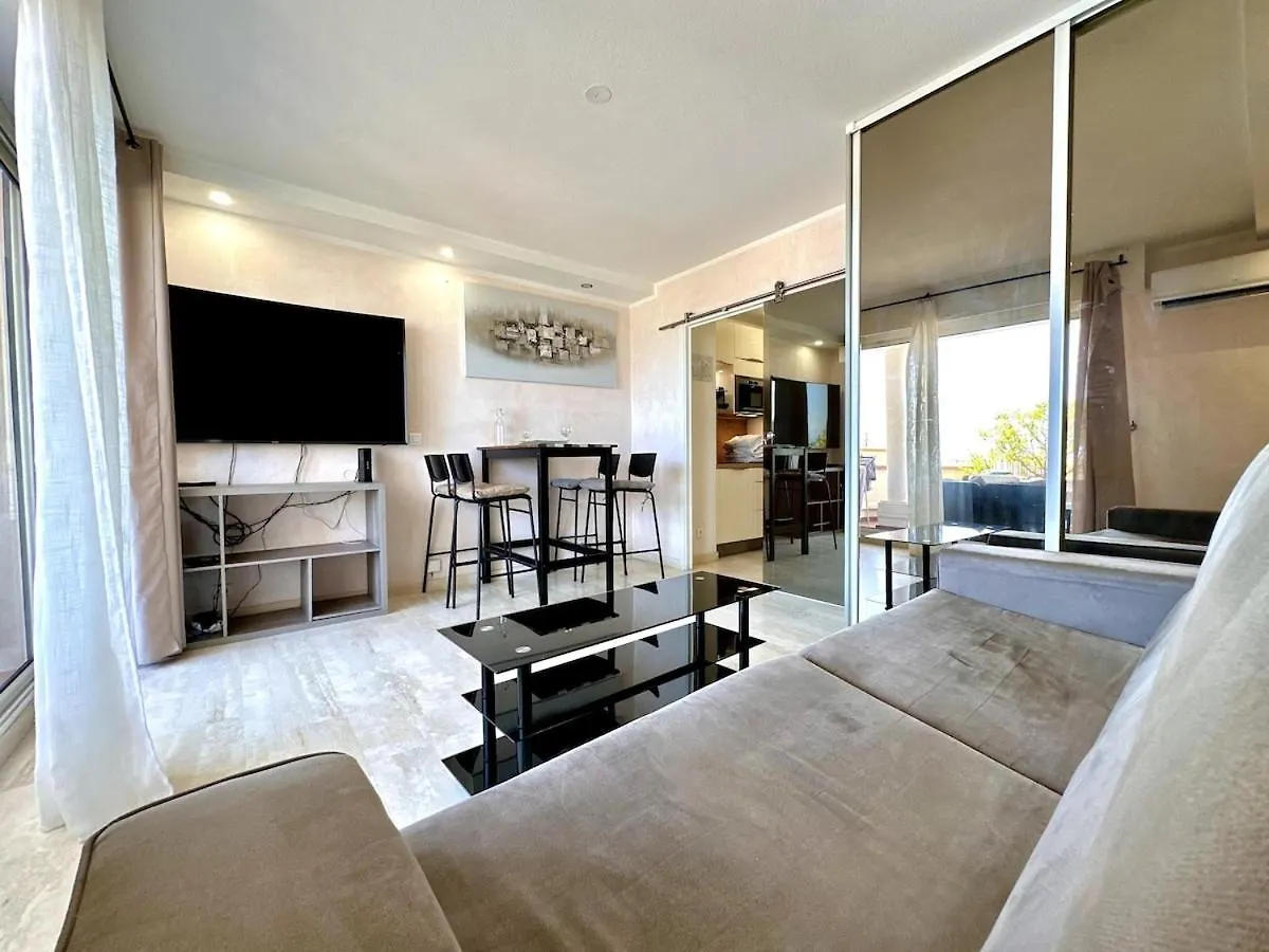 Apartment Charmant Studio, Piscine, Vue Mer Proche Monaco Cap-d'Ail France