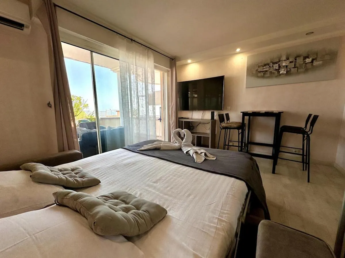 Charmant Studio, Piscine, Vue Mer Proche Monaco Cap-d'Ail 0*,