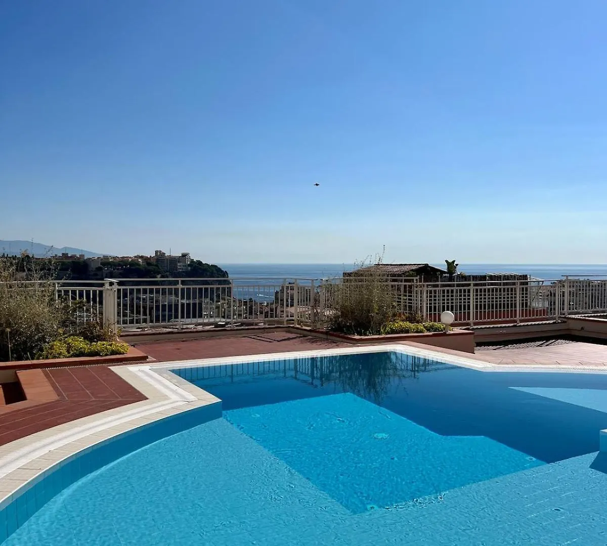 Charmant Studio, Piscine, Vue Mer Proche Monaco contacts